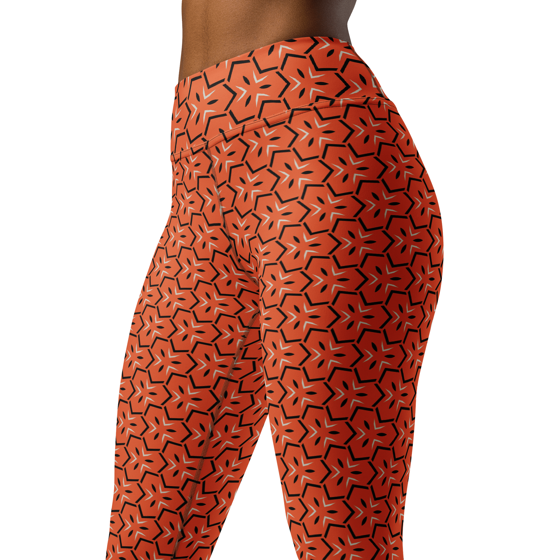 Onyx & Ember Geometric Print Yoga Leggings product image (4)