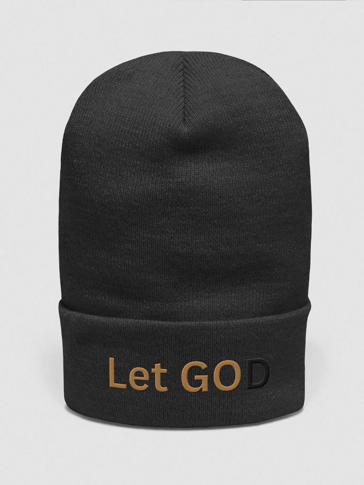 Let GO Embroidered Beanie product image (4)