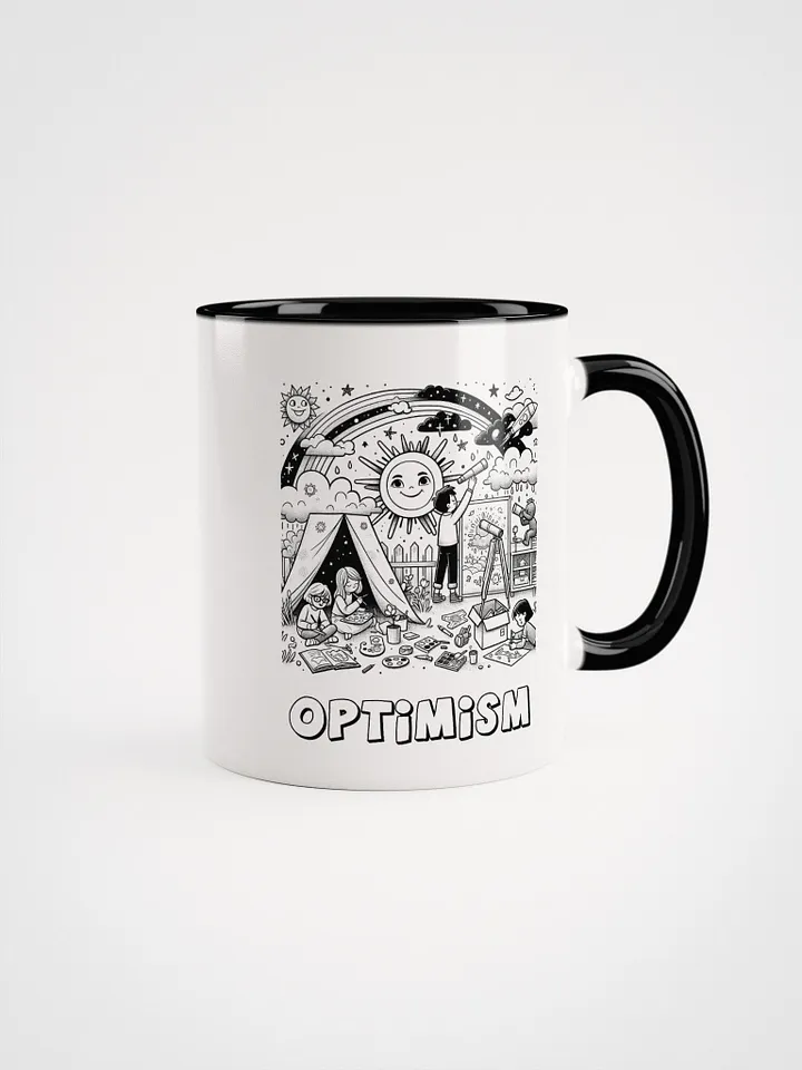 Optimism’s Bright Horizon Coloring Book Mug product image (1)