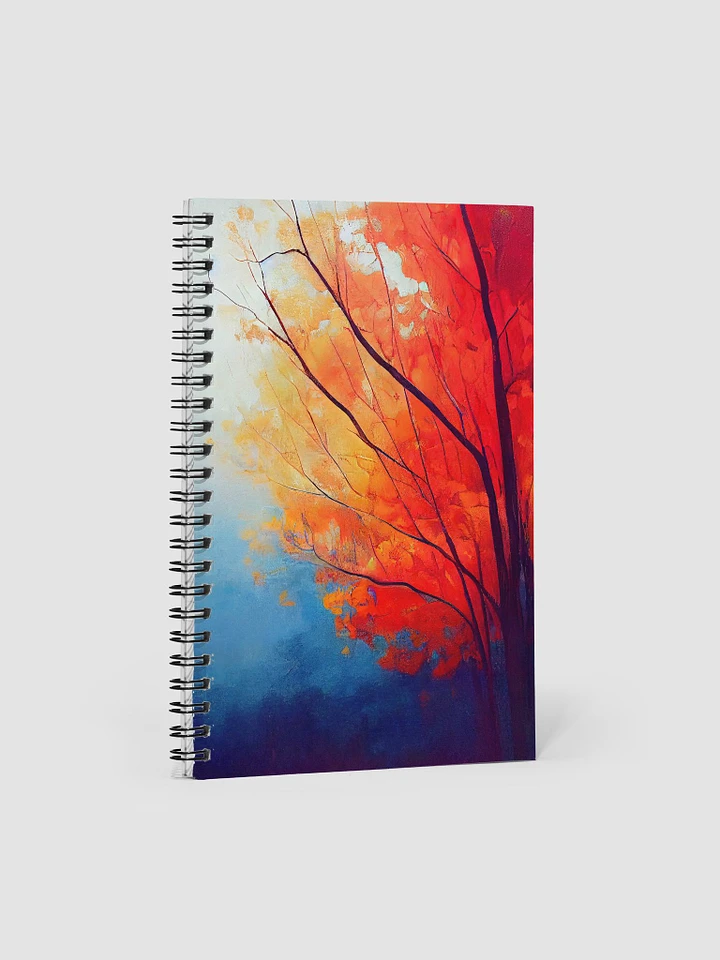 Misty Morning - Fall Foliage Spiral Notebook product image (1)