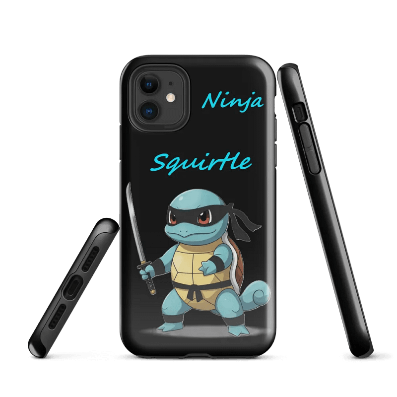 Ninja Squirtle Iphone Case