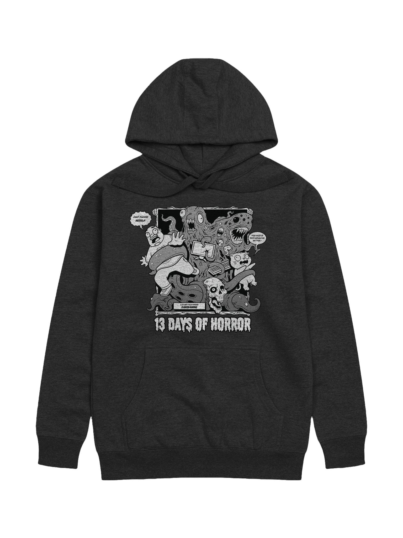 (Preorder) 13 Days of Horror Screen Printed Hoodie 2025 product image (1)