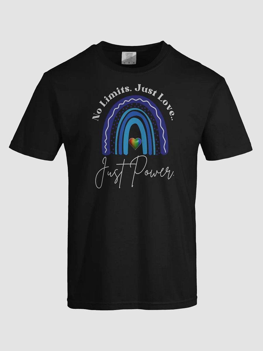 No Limits. Just Love. Just Power. Rainbow Comfort Colors T-shirt product image (15)