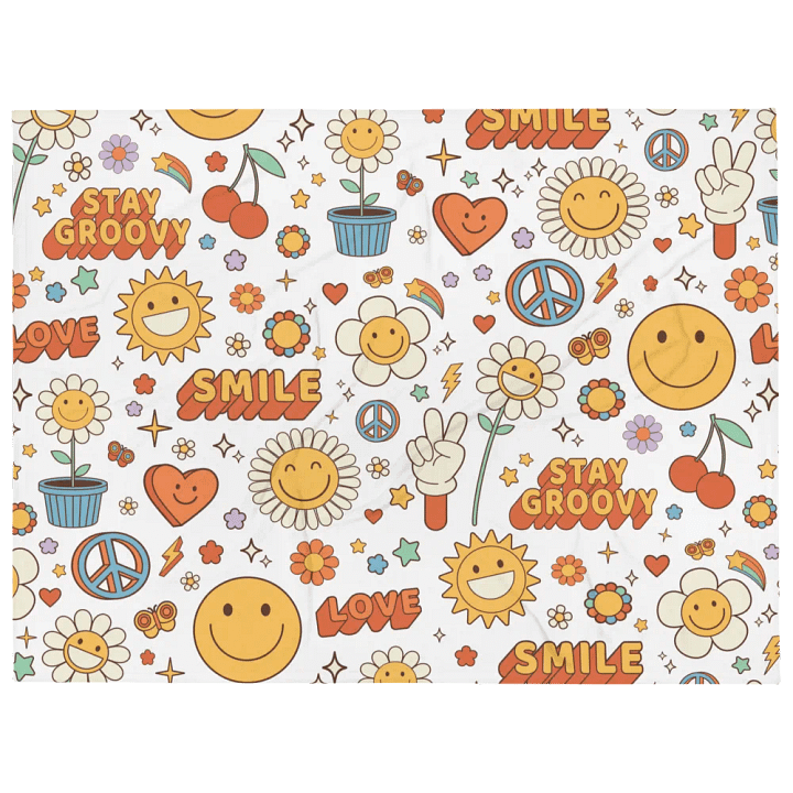 Good Vibes Fleece Blanket product image (2)