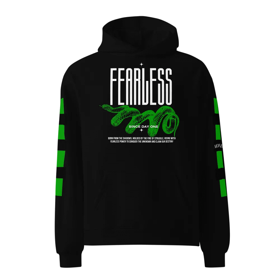 Greenx Fearless oversized Hoodie product image (3)