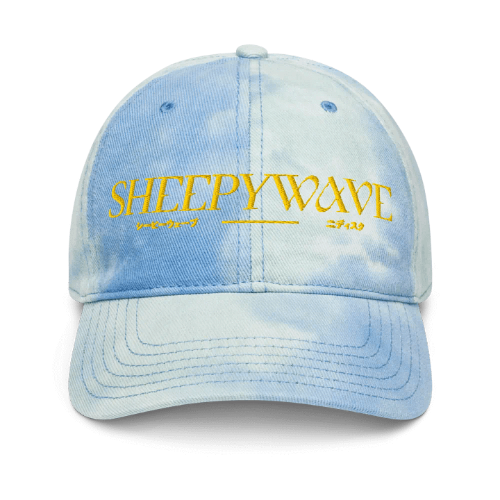 SHEEPYWAVE Embroidered Tie-Dye Cap product image (1)