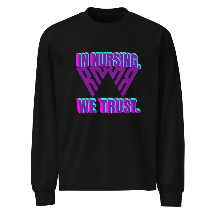 Trust in Nursing Glitch Long Sleeve product image (1)