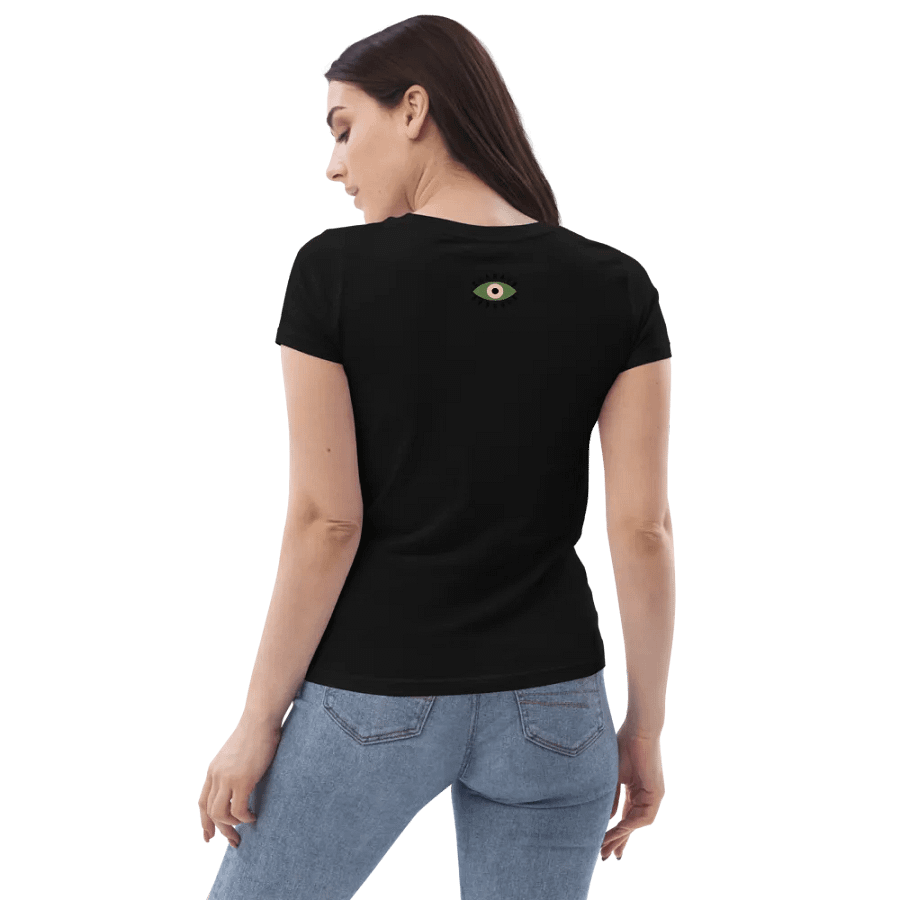 BlackKittenTech Fitted Stella White Tee product image (8)