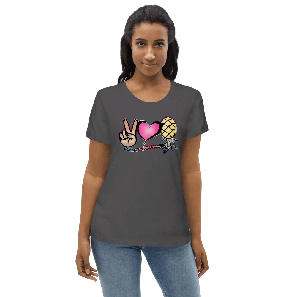 Peace Love & Pineapples fitted shirt product image (10)