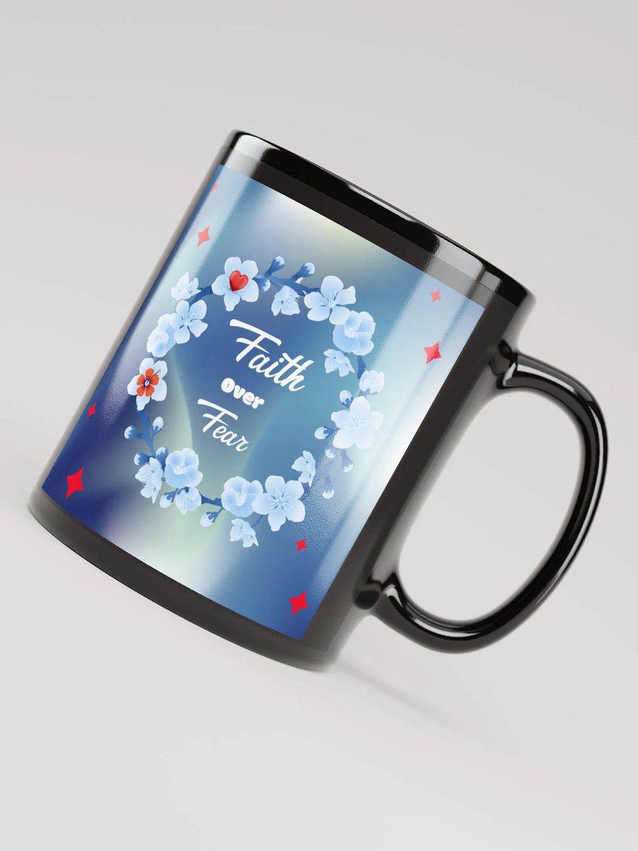 Faithful Blooms Mug Ceramic Coffee Mug with Handles. Reusable Drinkware for Home Office, Stylish Summer Gifts product image (8)