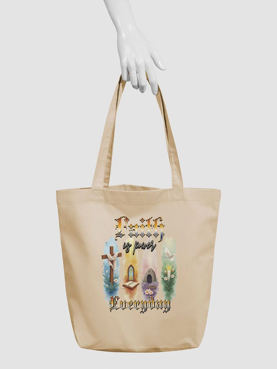 Faith Is Power Everyday Journey Eco Tote Bag product image (6)