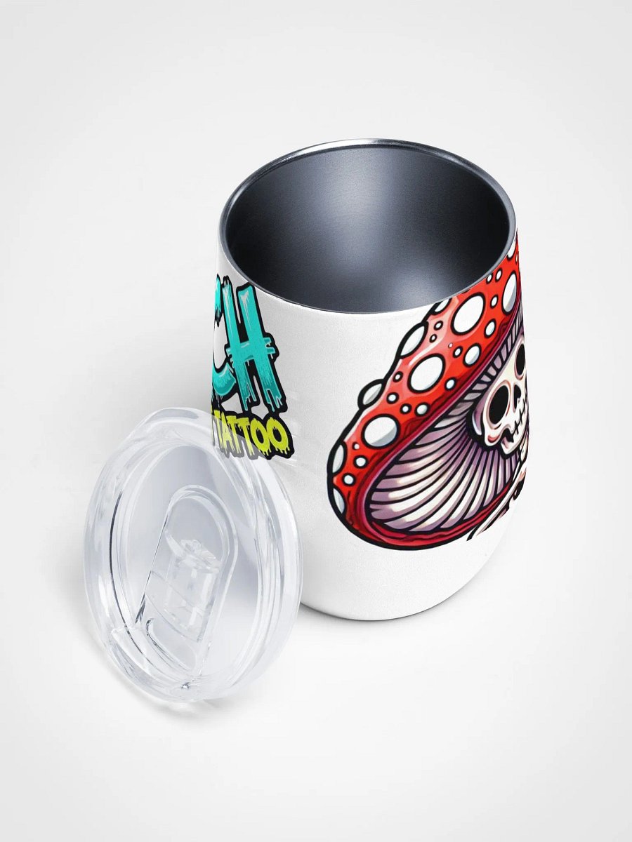 ARCH STREET TATTOO CO. Skull Shroom Wine Tumbler product image (3)