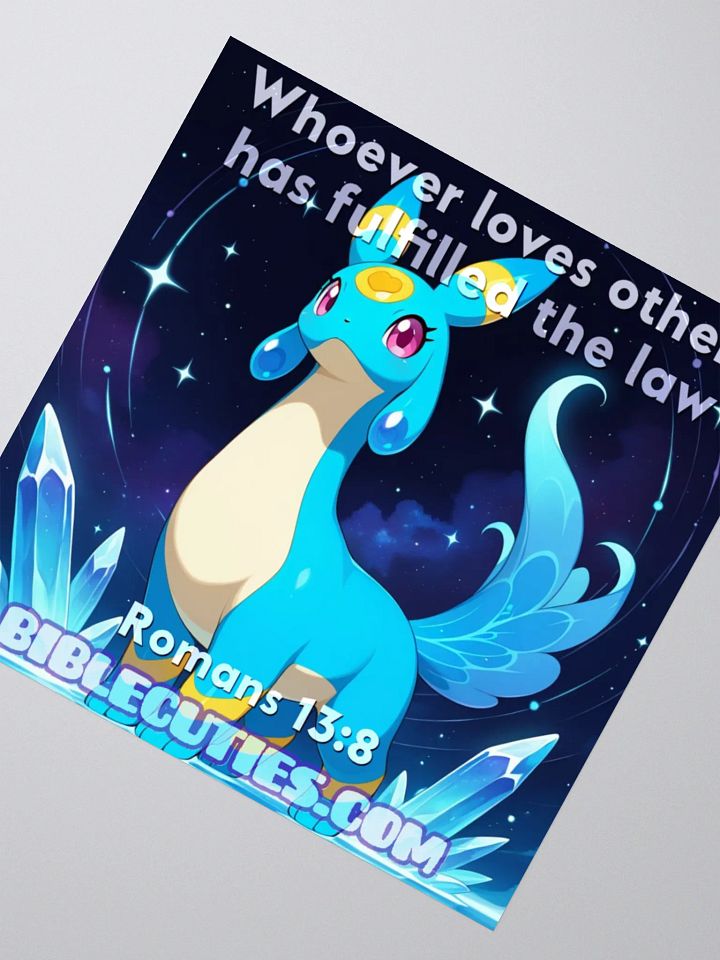 Bible Cuties Monica - Whoever loves others has fulfilled the law Sticker product image (3)