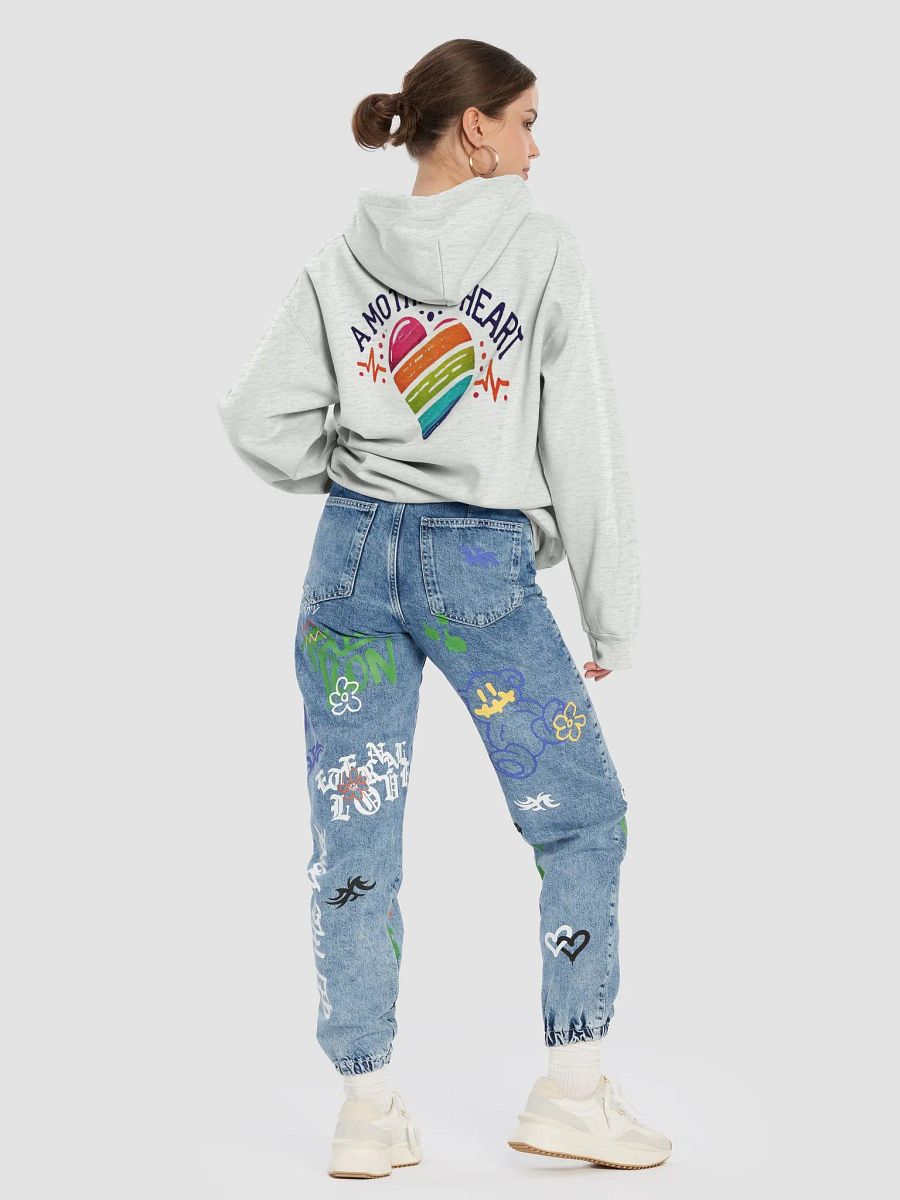 Mother's Heart Striped Hoodie product image (41)