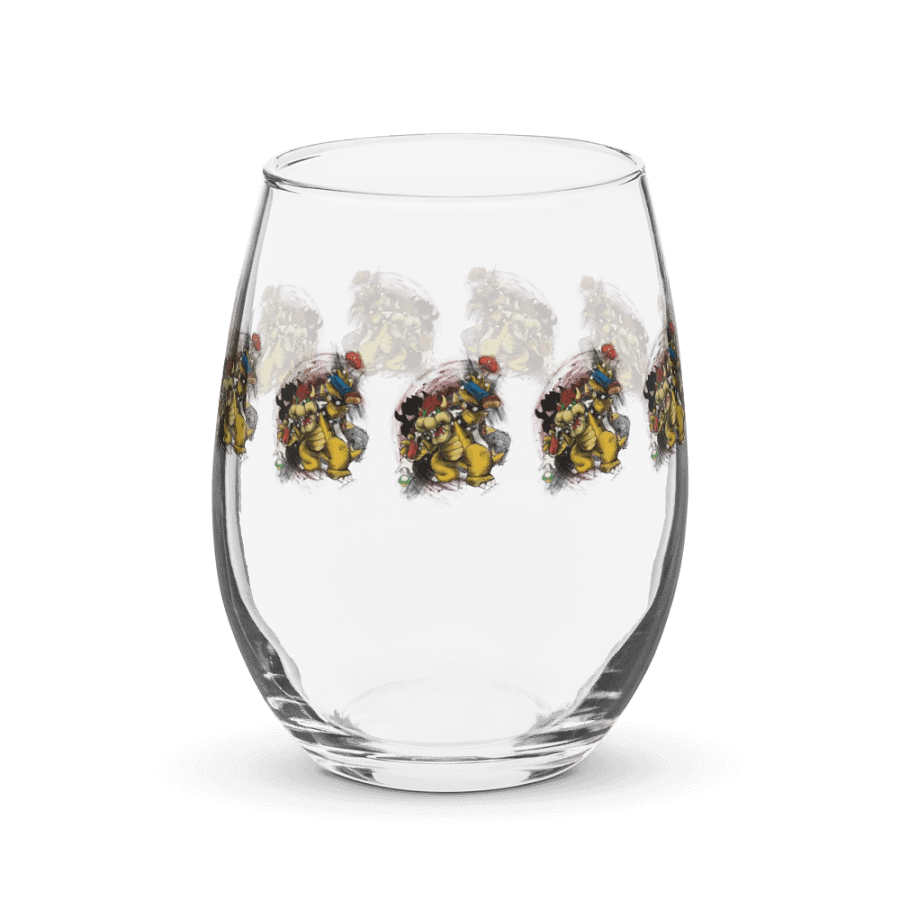 Bowser by StephyJ Stemless Wine Glass product image (1)