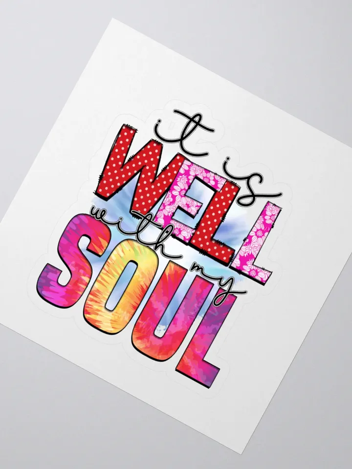 Soulful Affirmation Kiss Cut Stickers product image (2)