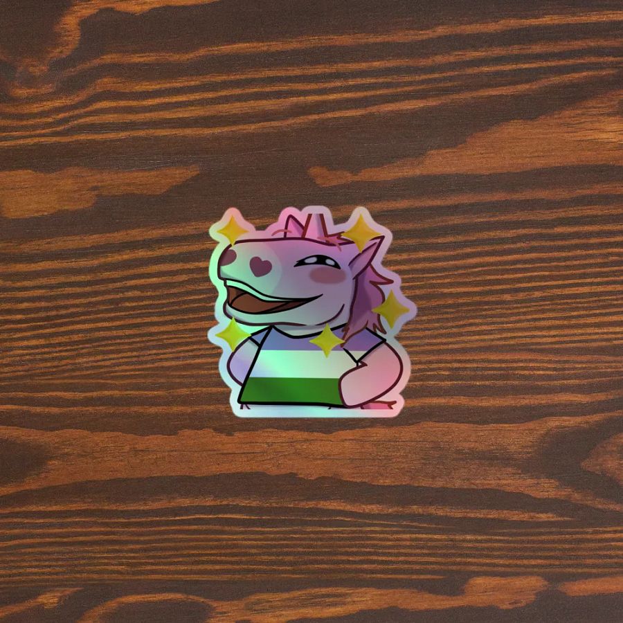 QUEER Pride Holographic Sticker product image (5)