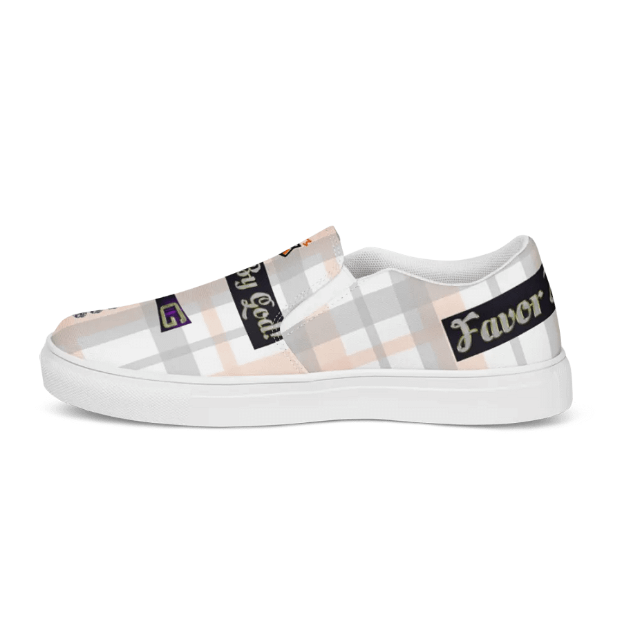 BBG Pink Plaid Women's Slip On product image (5)