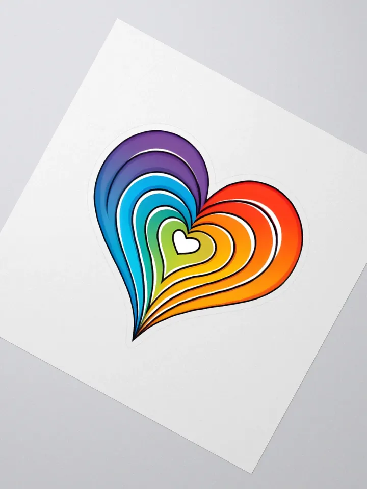 Heart logo sticker product image (2)
