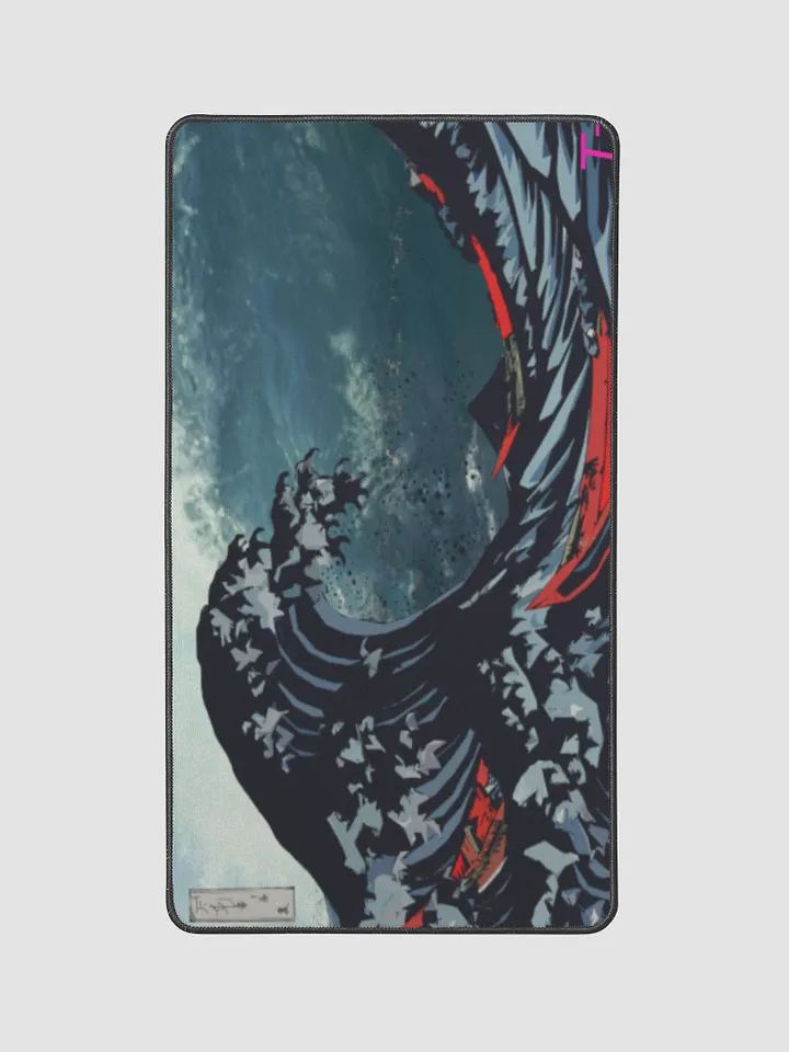 Japan wave mousepad product image (1)