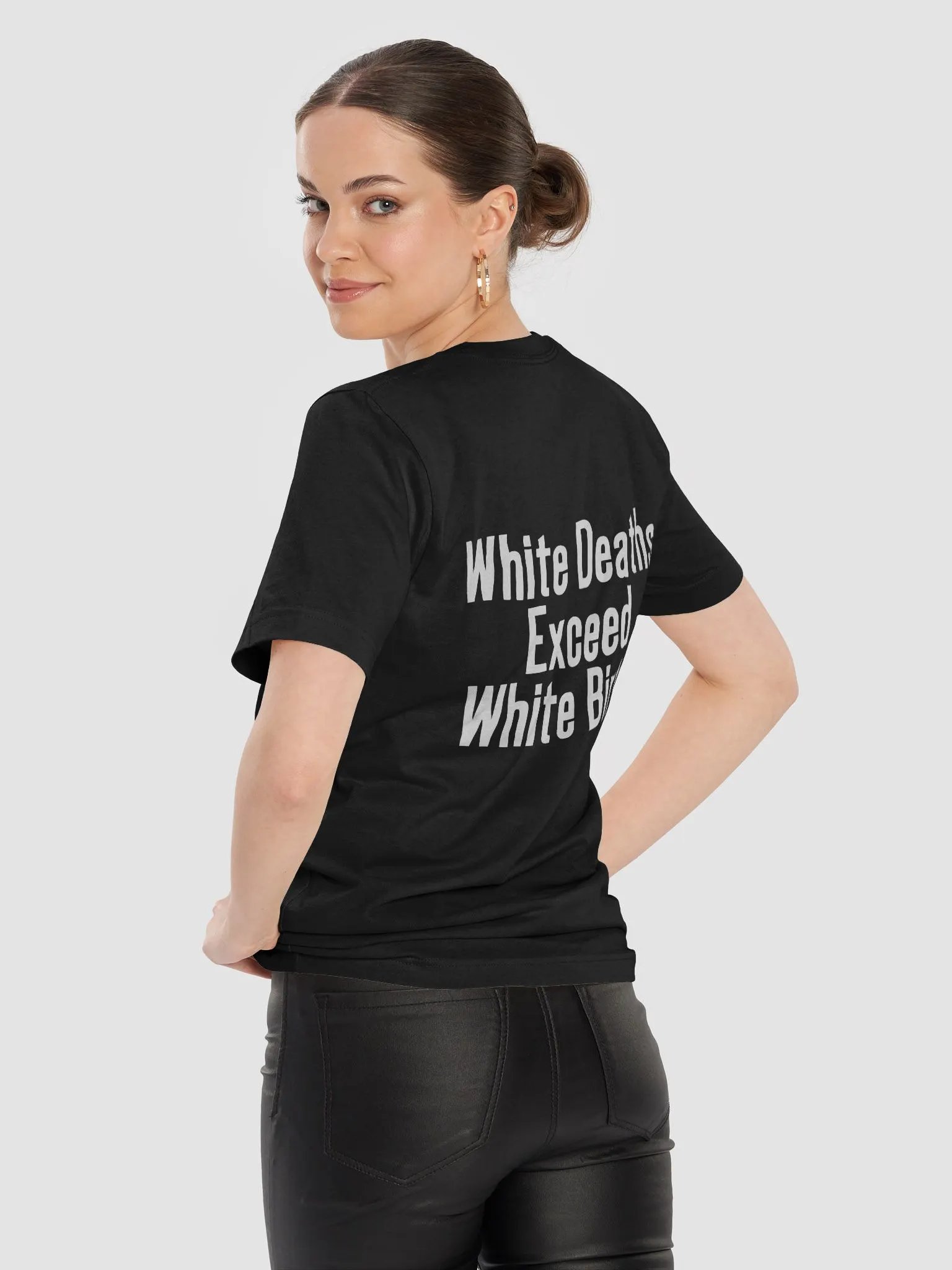 White Deaths Exceed White Births Shirt product image (3)