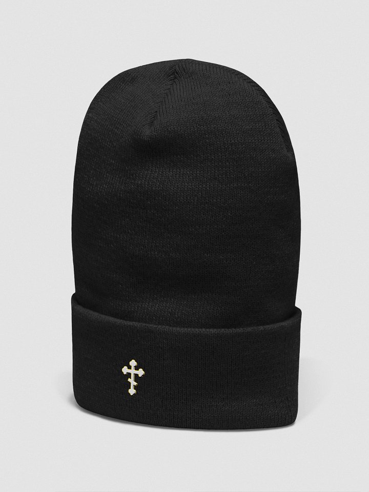 Orthodox Cross Cuffed Beanie product image (2)