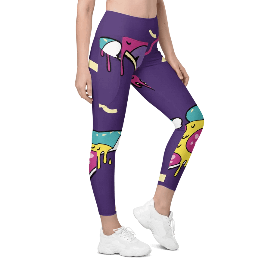 Whimsical Pizza Party Leggings product image (5)