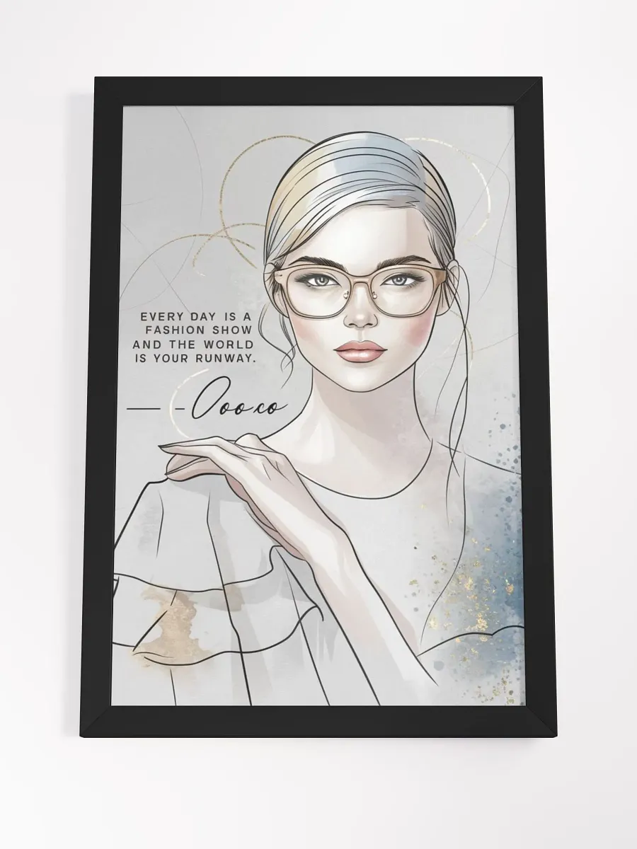 Chic Confidence Framed Poster product image (19)