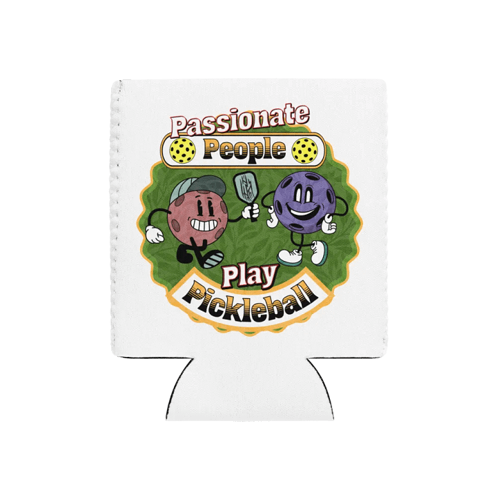 Passionate People Play Pickleball Can Cooler product image (1)