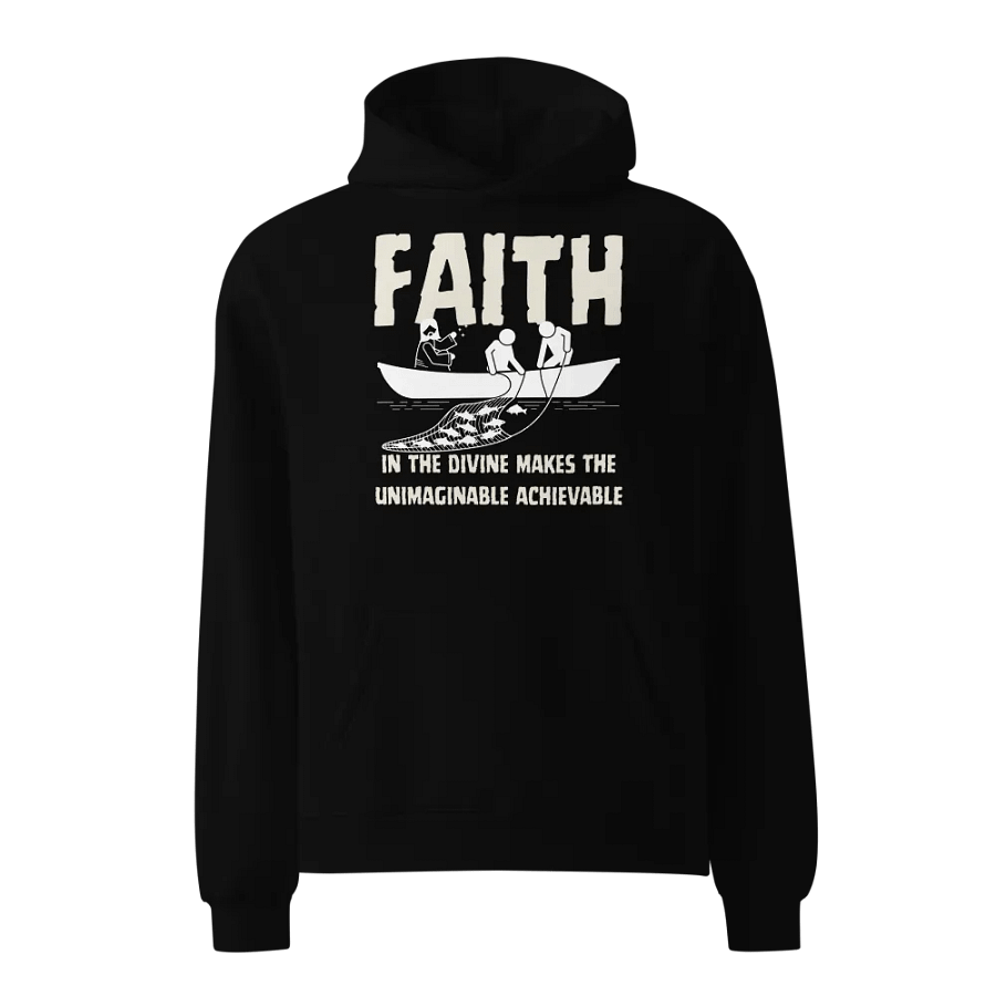 Faith in the Devine oversize Unisex Hoodie product image (4)