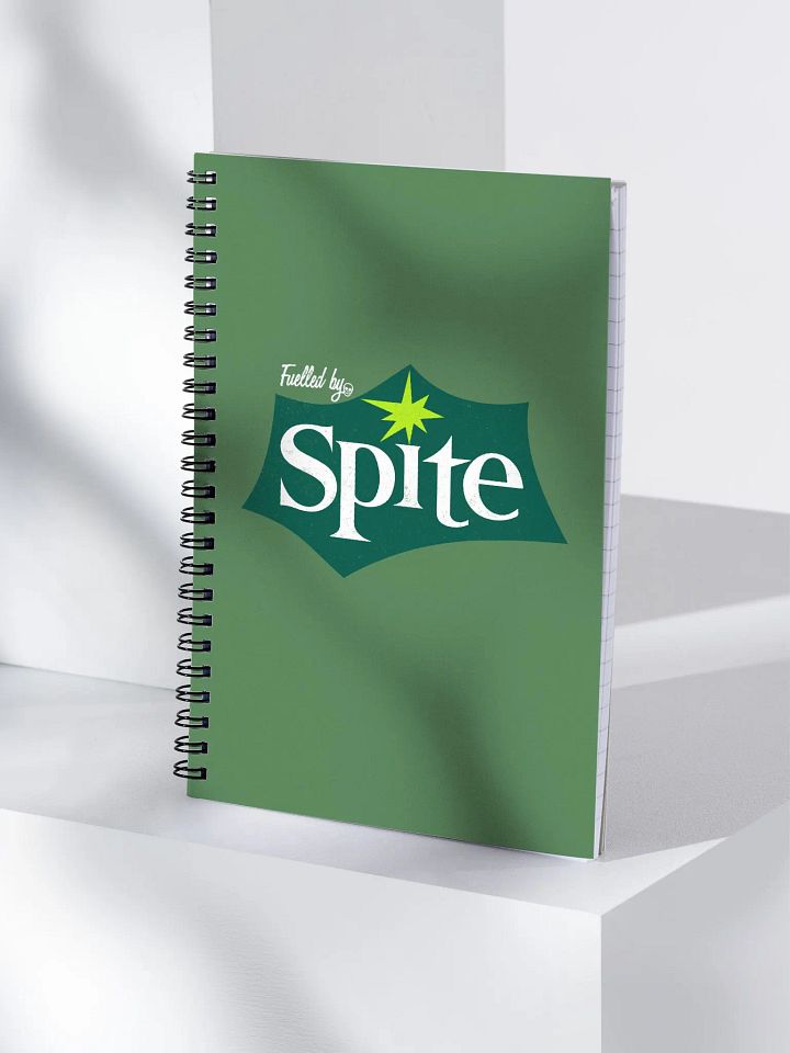 Fuelled by Spite - Spiral Notebook product image (2)