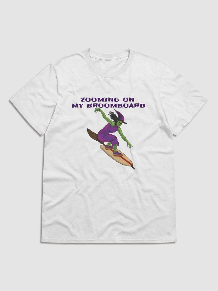 Witch on Broom Board Surfing Tee product image (2)