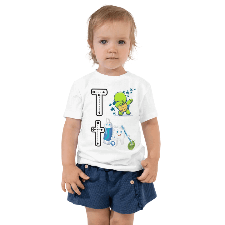 JoBeth Design White 🐢 Tt Toddler T-Shirt 👚 product image (1)