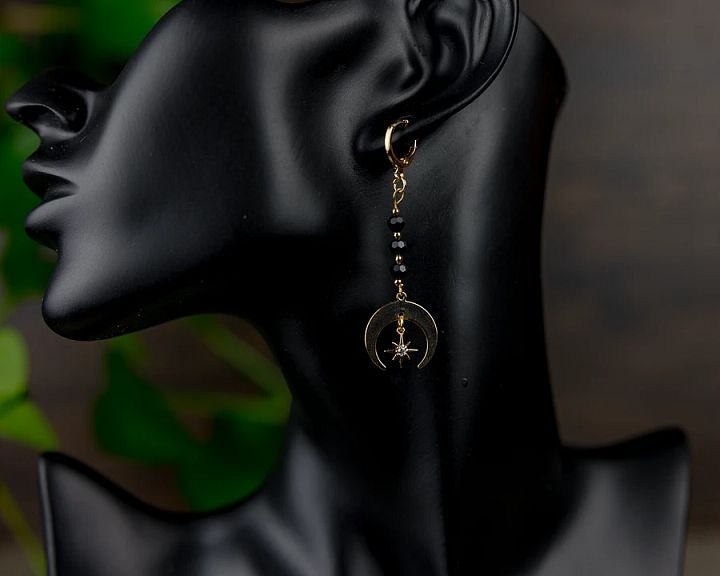 Crescent Moon Earrings product image (2)