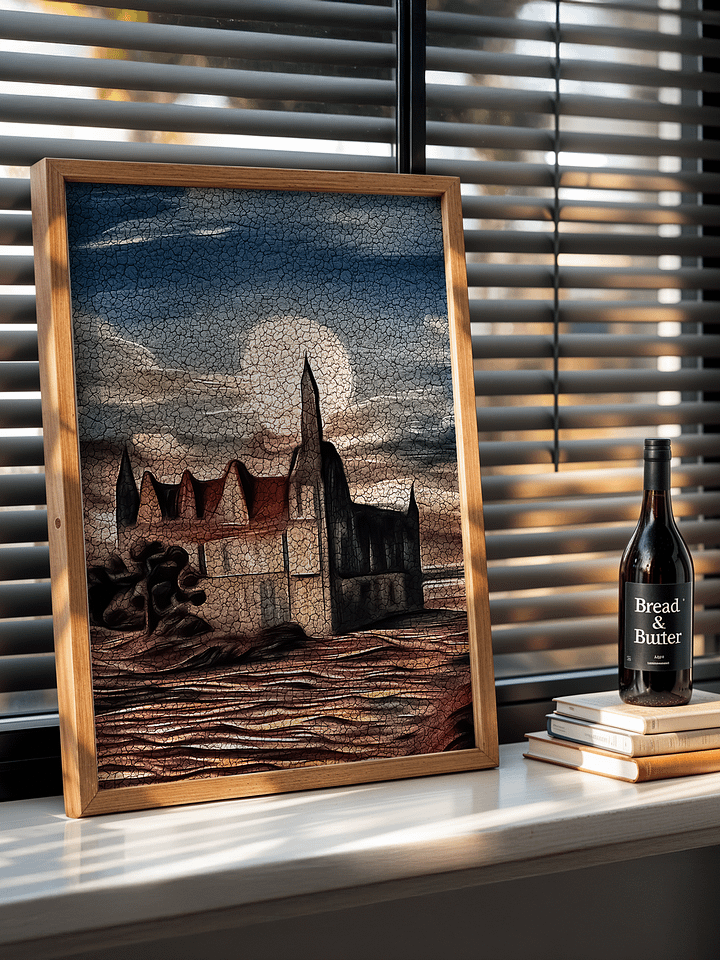 Kronborg castle - Oil painting - Portrait product image (1)