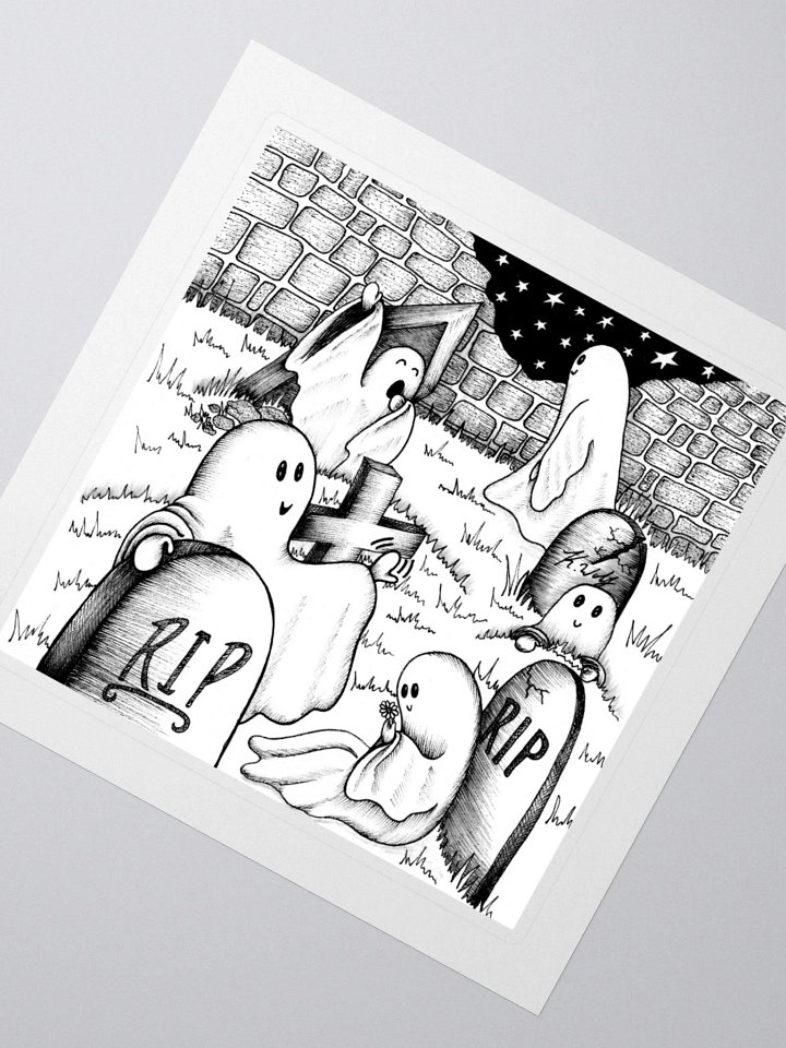 Graveyard Wake Up Stickers product image (2)