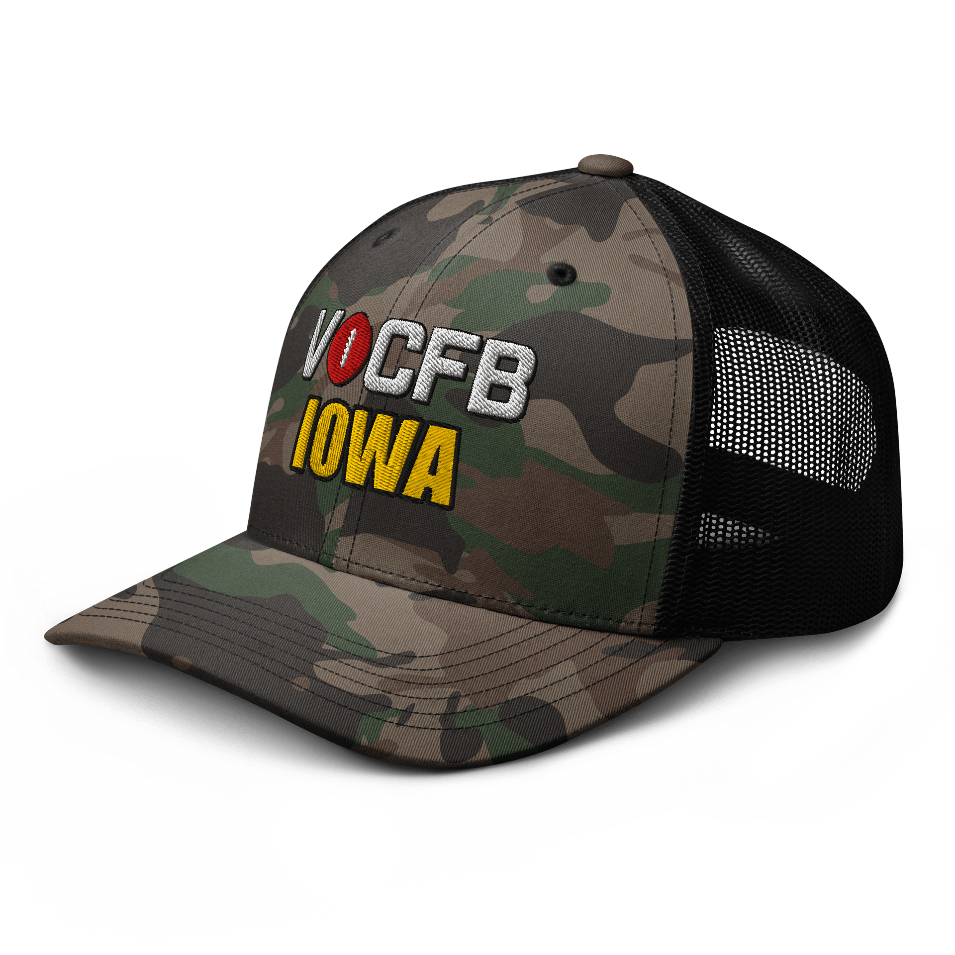 Iowa VOCFB Camo Trucker Hat product image (6)