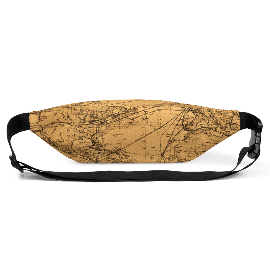 Vintage World Map All-Over Fanny Pack product image (3)