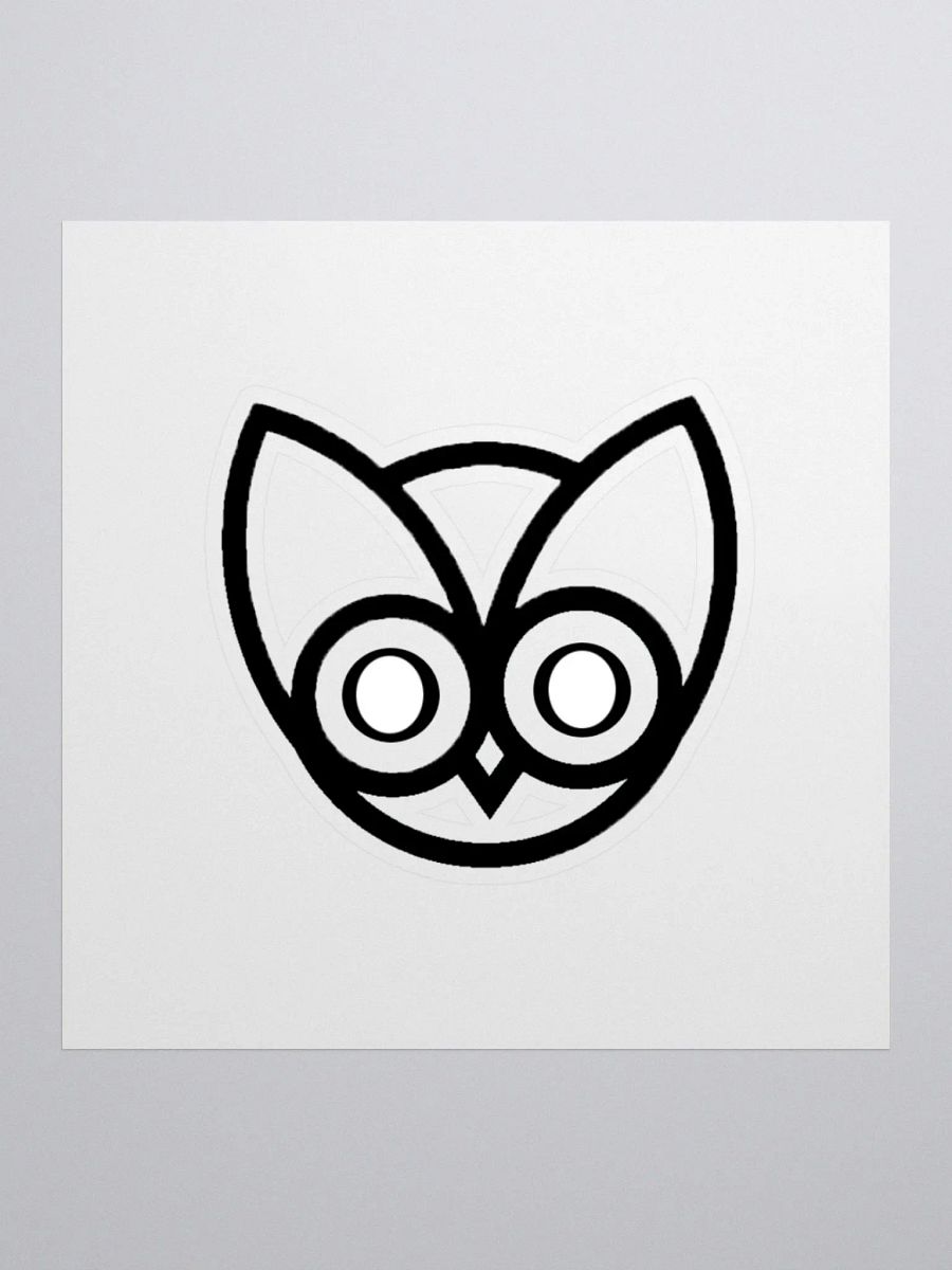 Owl logo sticker product image (1)