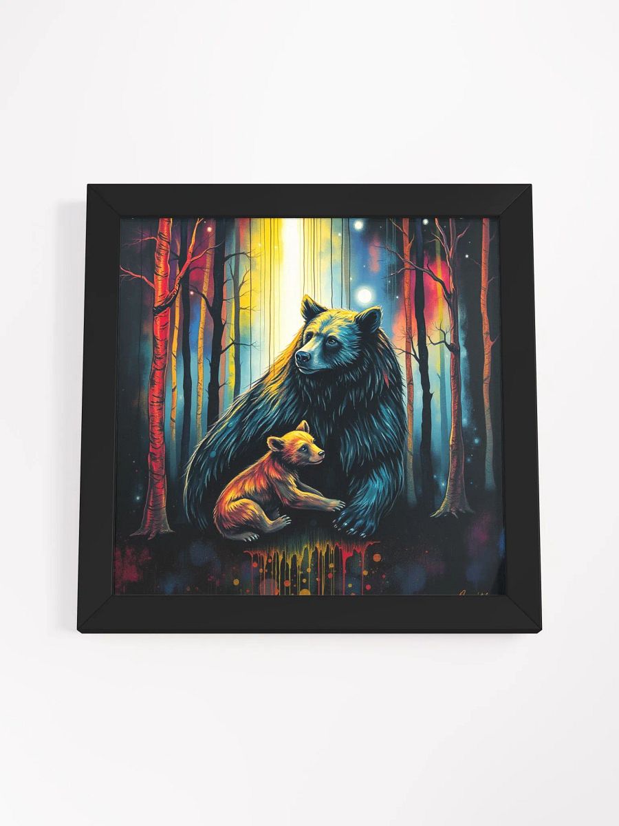 Mystical Bear and Cub Framed Poster product image (18)