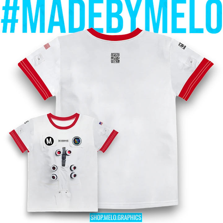 Astronaut Suit: #MeloCrew Junior Cadet - Ultimate Toddler T-Shirt | #MadeByMELO product image (1)