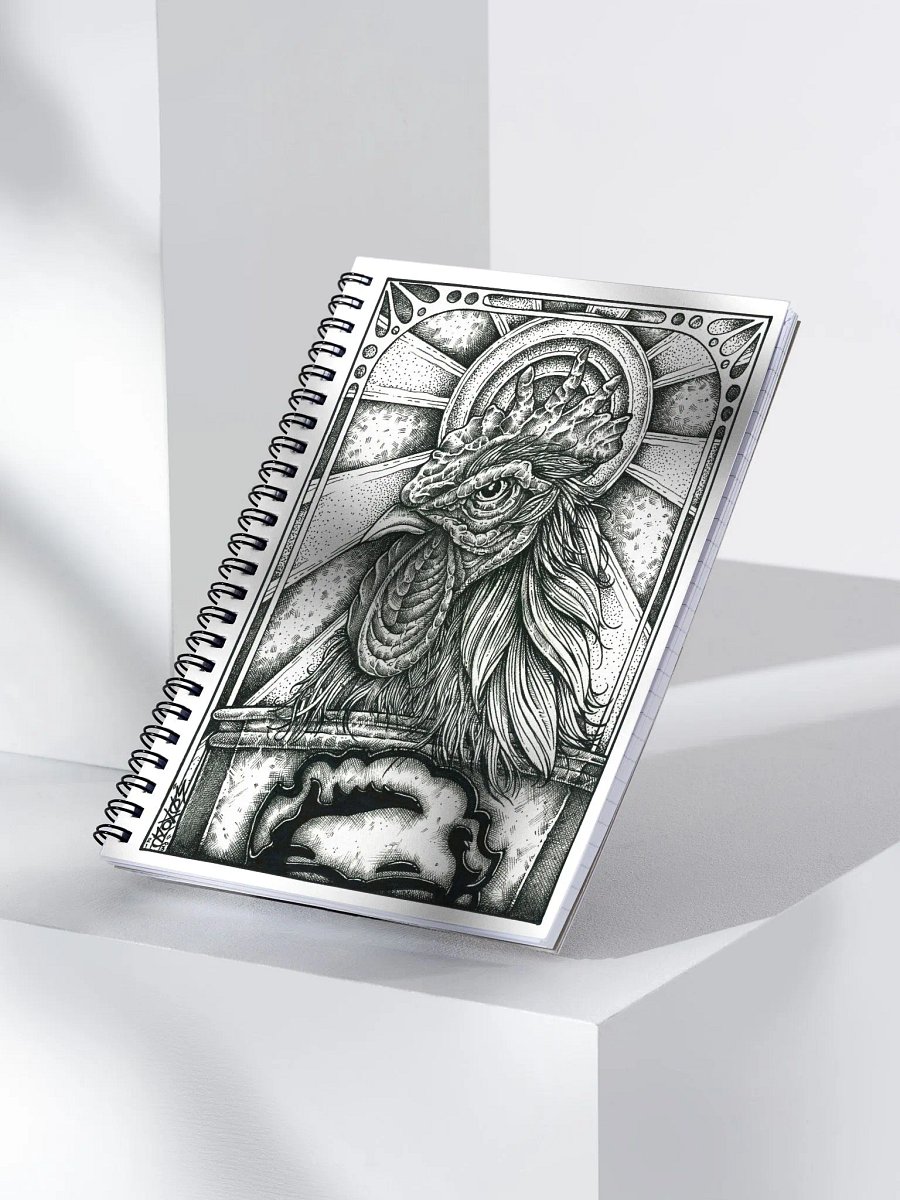 Rooster Spiral Notebook product image (3)