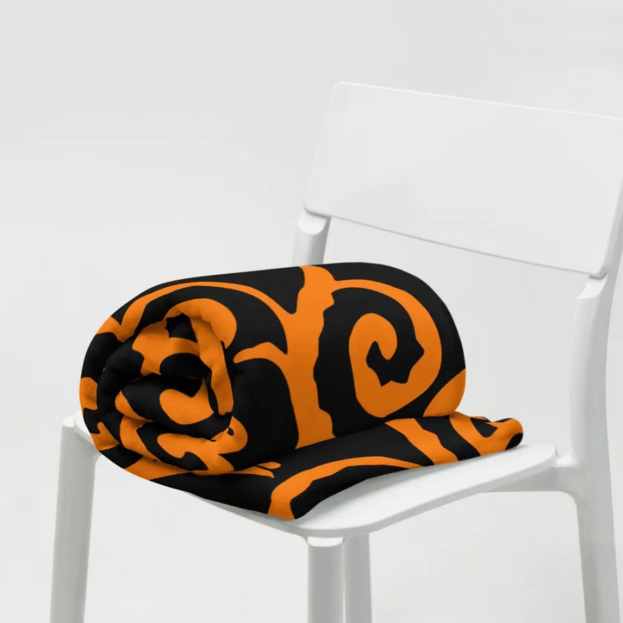 Scary Pumpkins Skull Blanket product image (9)