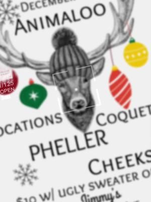 Trashley Productions Presents: UGLY SWEATER SHOW $10 w/ UGLY SWEATER $15 EVERYONE ELSE 7pm Doors Live performances by: Animaloo Locations Coquettish PHELLER Cheeks More TBA! 21+ Jimmy’s 188 midland ave Kearny, nj - #live #livemusic #music #indie #uglysweater #holiday #holidayparty #uglysweaterparty #liveevent #event #indiemusic #musica #kearny #nj #newjersey #jersey #northjersey #whattodoinnj #whattodoinnewjersey 
