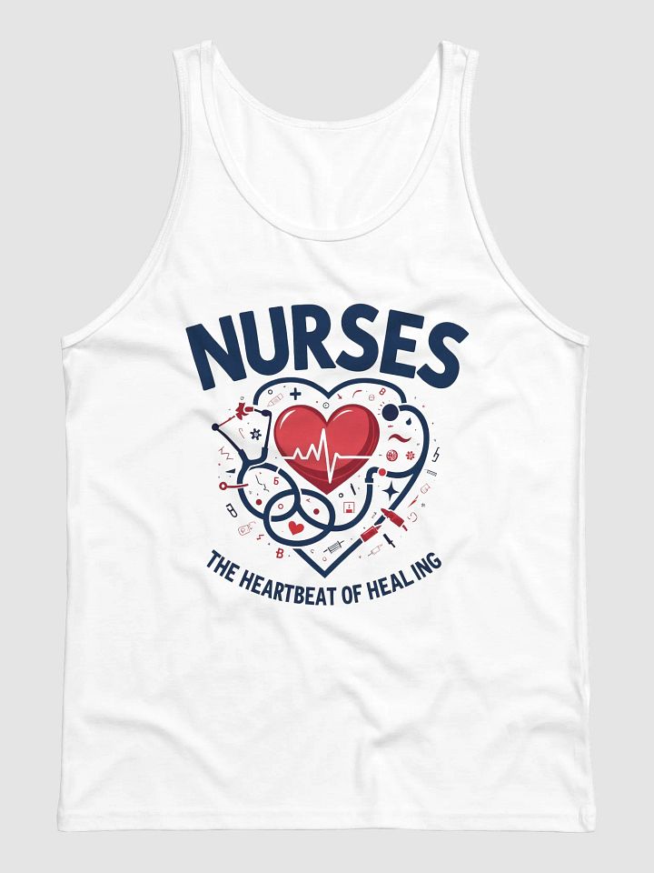 Heartbeat of Healing Nurse Tank product image (2)