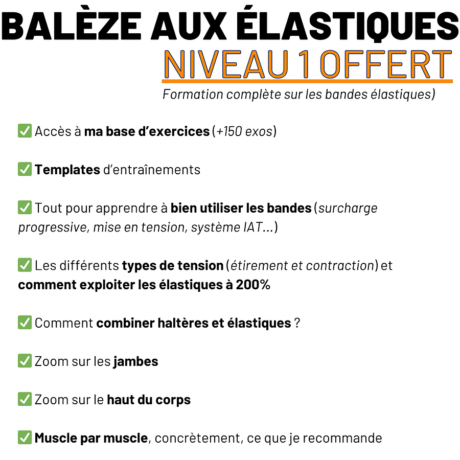 [Programme] Balèze aux élastiques NIVEAU 2 (niveau 1 offert) product image (6)