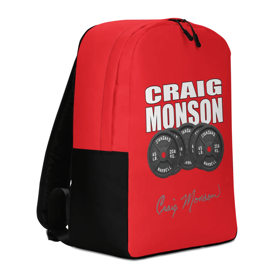 Craig Monson Barbell Signature Series Backpack (Red) product image (2)