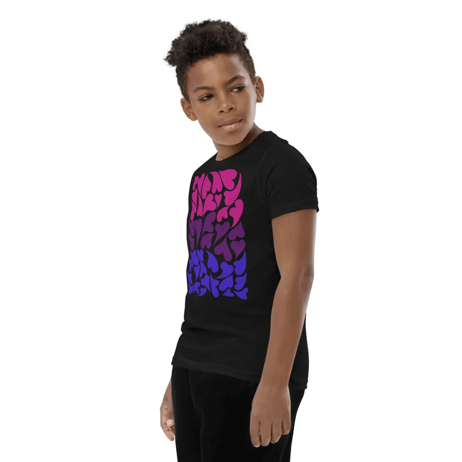 Nestled PRIDE Bisexual T-shirt (Youth) product image (11)