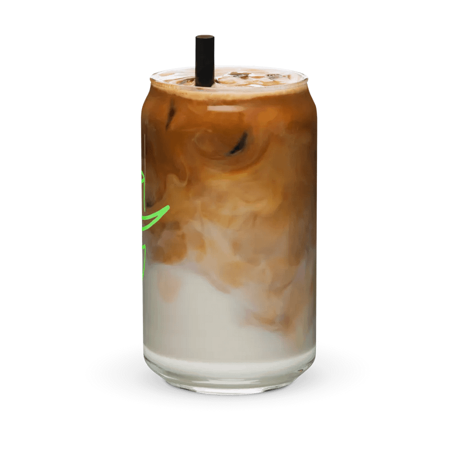 Can shaped glass with logo product image (12)