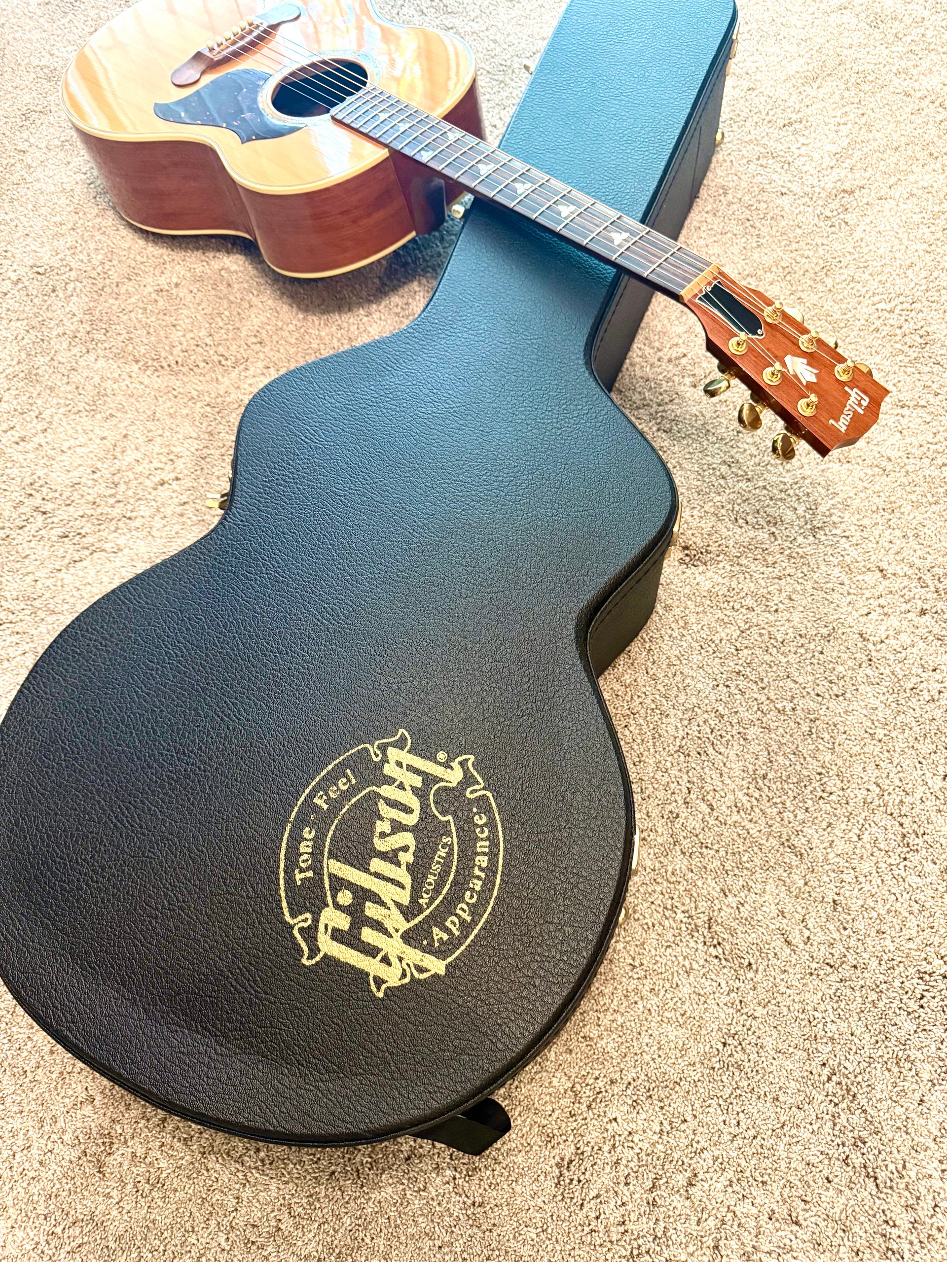 2002 Gibson L-130 Montana "NATURAL SITKA/BUBINGA WOODS" + OHSC product image (6)